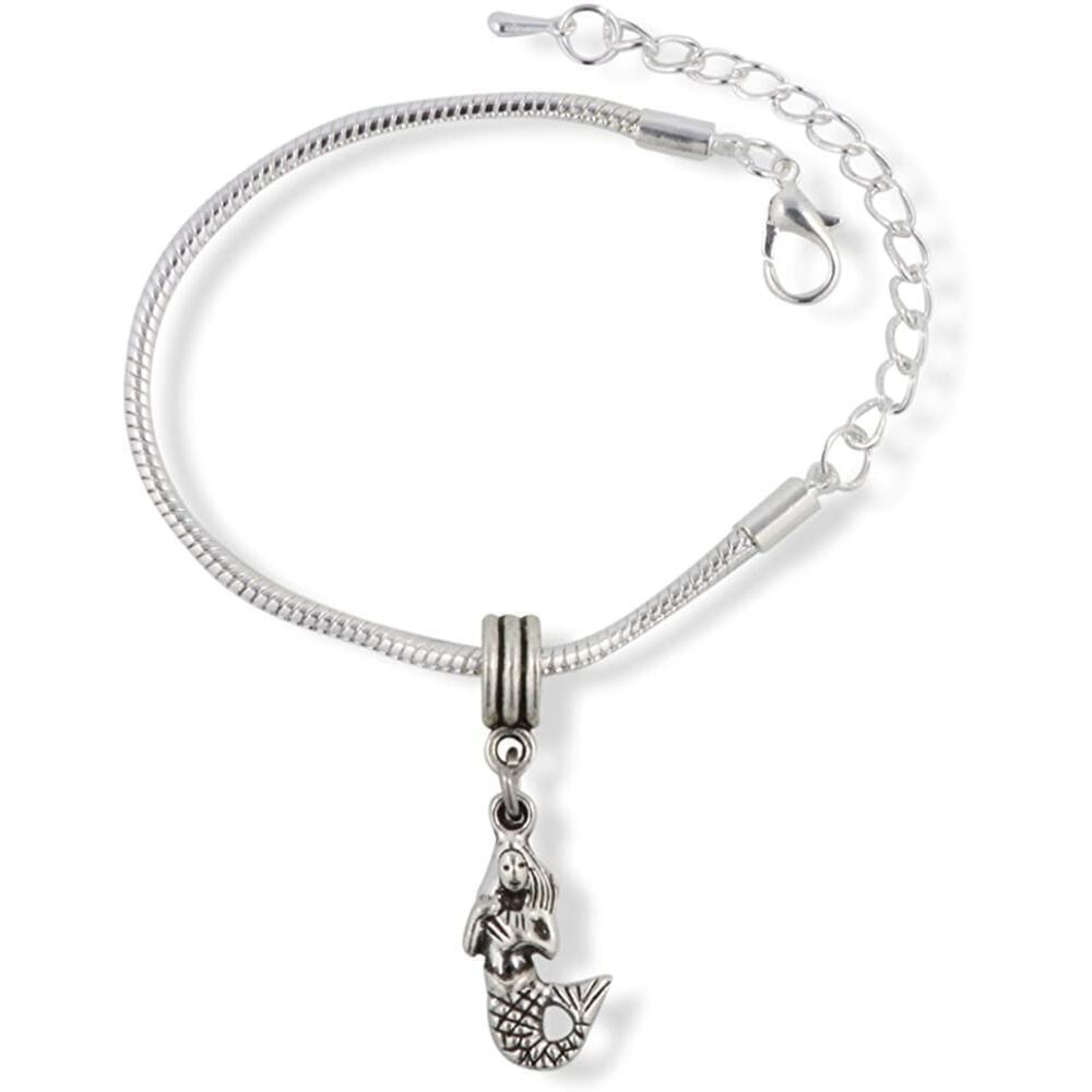 Mermaid Long Hair to The Waist and face Showing Bracelet